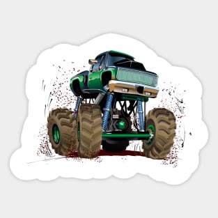 Cartoon monster truck Sticker